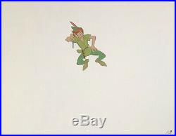 1953 Walt Disney Peter Pan Flying Original Production Animation Cel Celuloid