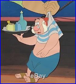 1953 Walt Disney Peter Pan Mr Smee & Pirate Original Production Animation Cel