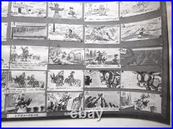 1954 DONALD DUCK WALT DISNEY ORIGINAL PRODUCTION cel drawing MODEL SHEET donkey