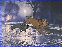 1955 Disney Lady And The Tramp Jock Trusty Original Production Animation Cel