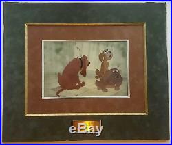 1955 WALT DISNEY original hand painted production cel from'LADY AND THE TRAMP