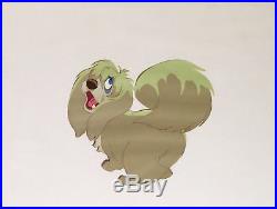 1955 Walt Disney Lady And The Tramp Peg Dog Original Production Animation Cel