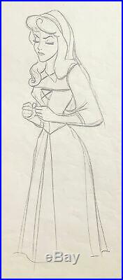 1959 Disney Sleeping Beauty Briar Rose Original Production Animation Drawing Cel