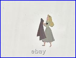 1959 Disney Sleeping Beauty Briar Rose Original Production Animation Drawing Cel