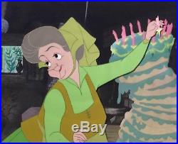 1959 Rare Disney Sleeping Beauty Fauna Fairy Original Production Animation Cel