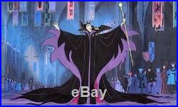 1959 Rare Walt Disney Sleeping Beauty Maleficent Diablo Original Production Cel