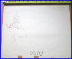 1959 SLEEPING BEAUTY FLORA Fairy Walt Disney ORIGINAL PRODUCTION cel DRAWING