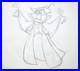 1959 SLEEPING BEAUTY MOCK PRINCE Walt Disney ORIGINAL PRODUCTION cel DRAWING owl