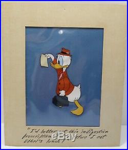 1959 Walt Disney Donald Duck Art Corner Original Production Cel