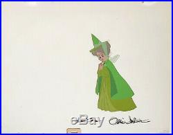 1959 Walt Disney Sleeping Beauty Fauna Signed Original Production Animation Cel
