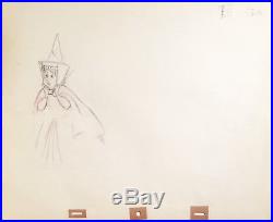 1959 Walt Disney Sleeping Beauty Flora Fairy Original Production Drawing Cel