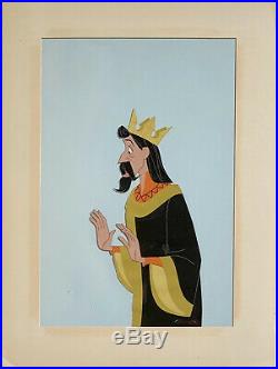 1959 Walt Disney Sleeping Beauty King Stefan Original Production Animation Cel