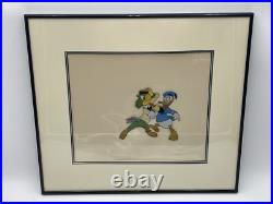 1959 Walt Disney Studios Jose Carioca Donald Duck Production Animation Cel COA