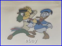 1959 Walt Disney Studios Jose Carioca Donald Duck Production Animation Cel COA