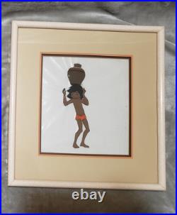 1960's The Jungle Book Mowgli Original Animation Production Cel Framed
