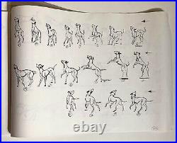 1961 Disney 101 Dalmatians 13 Original Production Animation Model Sheets Cel