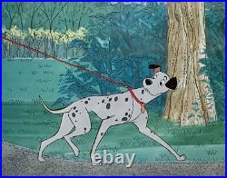 1961 Rare Walt Disney 101 Dalmatians Pongo Dog Original Production Animation Cel