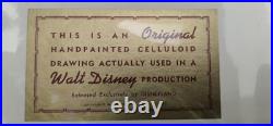 1963 Disney Sword In The Stone Animation production Cel COA