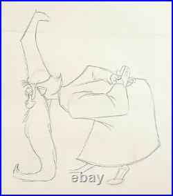 1963 Disney Sword In The Stone Merlin Original Production Animation Drawing Cel