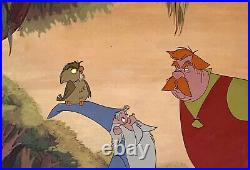 1963 Disney Sword In The Stone Merlin Owl Original Production Animation Cel