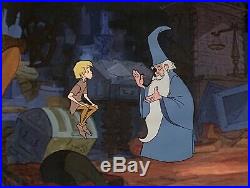 1963 Disney Sword In The Stone Merlin Wart Original Production Animation Cel