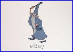 1963 Disney Sword In The Stone Merlin Wizard Original Production Animation Cel
