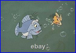 1963 Disney The Sword In The Stone Merlin Fish Original Production Animation Cel