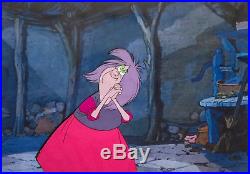1963 Rare Disney Sword In The Stone Madam MIM Original Production Animation Cel