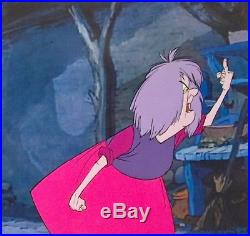 1963 Rare Walt Disney Sword In The Stone Mad Madam MIM Original Production Cel