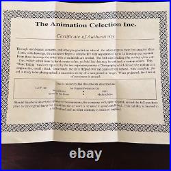 1963 Sword in the Stone Original Walt Disney Production Cel Madame Mim Snake COA