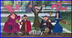 1964 Rare Walt Disney Mary Poppins Pearly Band Original Production Animation Cel