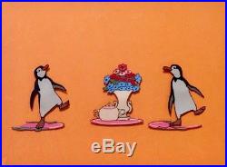 1964 Rare Walt Disney Mary Poppins Penguins Original Production Animation Cel