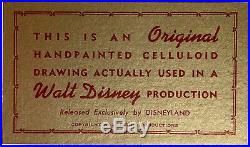 1965 Walt Disney Donald Duck Steel America Original Production Animation Cel