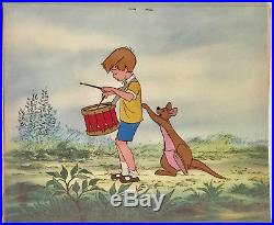 1966 Disney Winnie The Pooh Christopher Robin Original Production Animation Cel