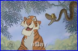 1967 Rare Disney Jungle Book Shere Khan Kaa Original Production Animation Cel