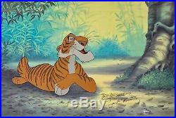 1967 Rare Disney Jungle Book Shere Khan Signed Original Production Animation Cel