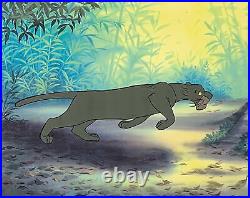 1967 Rare Walt Disney Jungle Book Bagheera Original Production Animation Cel