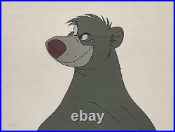 1967 Rare Walt Disney Jungle Book Baloo Original Production Animation Cel