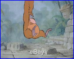 1967 Rare Walt Disney Jungle Book King Louie Original Production Animation Cel