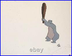 1967 Walt Disney Jungle Book Baloo Bagheera Original Production Animation Cel