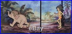 1967 Walt Disney Jungle Book Mowgli Elephant Original Production Animation Cel