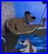 1970 Disney Aristocats Dogs Lafayette Napoleon Original Animation Drawing Cel
