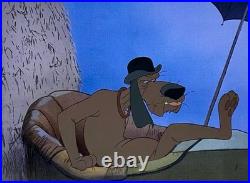 1970 Disney Aristocats Dogs Lafayette Napoleon Original Animation Drawing Cel
