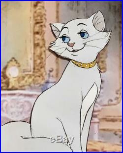 1970 Walt Disney The Aristocats Duchess Cat Original Production Animation Cel