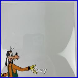 1970's Disney Goofy Animation cel withJiminy Cricket Lost Educational Production