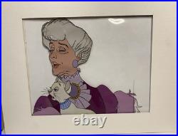 1970's Disney's Aristocats LARGE Production Cel Madame Adelise & Duchess