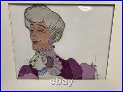 1970's Disney's Aristocats LARGE Production Cel Madame Adelise & Duchess