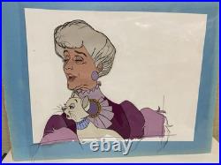 1970's Disney's Aristocats LARGE Production Cel Madame Adelise & Duchess