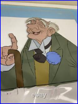 1970's Disney's The Aristocats LARGE Production Cel Georges Hautecourt, Lawyer