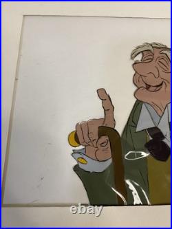 1970's Disney's The Aristocats LARGE Production Cel Georges Hautecourt, Lawyer